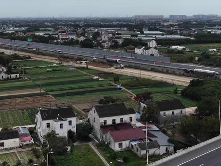 建设中的沪武高速董浜段,未来上海到常熟路更宽啦