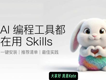 AI 编程工具都在用 Agent Skills 一键安装 + 推荐清单 + 编写最佳实践(Claude/Codex/OpenCode/Antigravity)
最近 Agent Skills 很火,但很多人其实卡在三件事:怎么装、去哪找、怎么不踩坑。
这期我会快速回顾 Claude Skills 的最佳实践思路,并实操演示 Vercel 开源的 add-skill 工具,带你把 Claude / Cursor / OpenCode 等主流 AI 编程工具的 Skills 用起来。
另外我也会分享:
- 去哪找高质量 Skills(含“Skills 市场”和 GitHub 搜索技巧)
- 我个人推荐的一批 Skills(React 最佳实践、Expo、上下文工程、Hugging Face、Obsidian…)
- 真实避坑:路径/权限导致的反复尝试,如何少浪费 Token、少等时间
你最想让我下一期实测哪类 Skills?(下载类、写代码类、知识库类、自动化类)留言我来测。
时间戳
00:00 各平台 Skill 配置与路径差异一眼看懂
01:16 add-skill 一键安装
02:25 去哪找 Skills:市场入口 + GitHub 搜索法 + 推荐清单速览
05:14 Skill 编写最佳实践
#agentskill