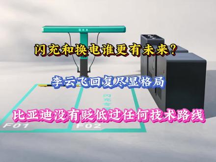 闪充和换电之争?李云飞回复尽显格局,比亚迪没有贬低过任何技术 #比亚迪闪充 #换电 #李云飞 #新能源汽车
