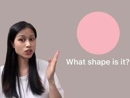 各种形状的英文Shapes句型What shape is it?-It’s a …#英语启蒙 #零基础英语 #英语口语