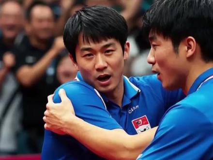 韩国男乒剑指81年队史纪录!小组赛击败中国,晋级4强指日可待?#韩国 #男乒 #击败中国队 #晋级4强 #指日可待
