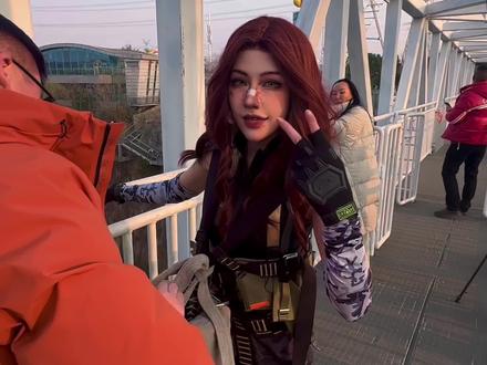 蹦极vlog #cos #疾风 #蹦极 #三角洲行动
