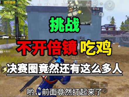 还有什么好玩的挑战呢?#和平精英山谷地图#挑战高难度吃鸡