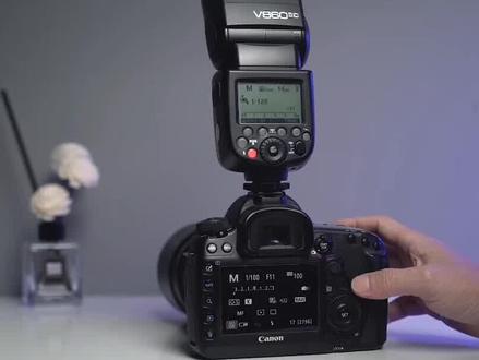 神牛V860II热靴灯高速同步及后帘同步设置#高速同步 #后帘同步 #V860II后帘