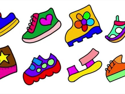#简笔画 #儿童简笔画#我要上热门各式各样的鞋子