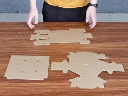 航母安装视频#创意手工 #瓦楞纸