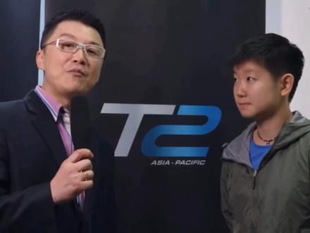 16岁的孙颖莎面对记者豪不胆怯,妙语连珠,第一次参加T2旗开得胜