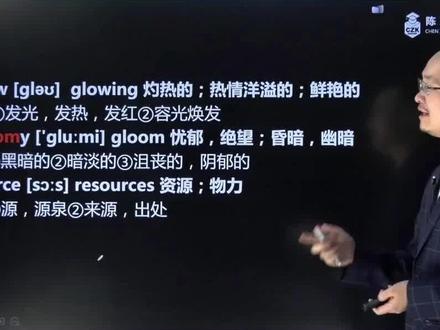 gloomy(忧郁 绝望 昏暗):英语单词超详解,1分钟巧记gloomy(忧郁 绝望 昏暗)