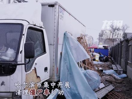 向沉睡的“钢铁”亮剑,哈尔滨清理“僵尸车”在行动!