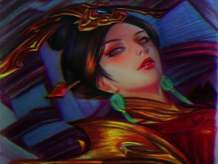 有的画上女孩子看上去柔柔弱弱,只要一关上灯……#芈月 #彩铅 #画画 #绘画 #手绘 #抖音小助手