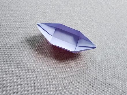一张正方形的纸就能折的小船,简单易学 #折纸 #手工diy #折纸玩具 #折纸教程