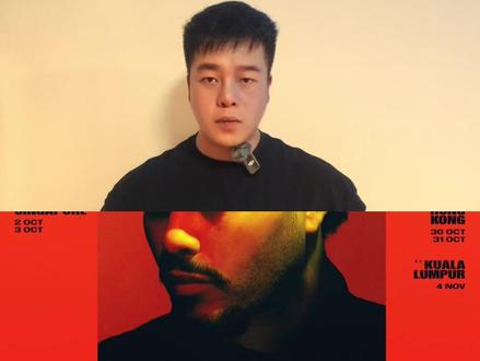 官宣the weekend 巡演曼谷站 很荣幸能参加这次世界巡演的演唱会#theweeknd #曼谷