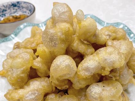 打破传统老厨私房菜干炸泡泡肉段,新式泡泡糊,酥到装盘都要小心