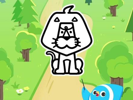 画完了国宝大熊猫,气派的狮子也威风凛凛地走来了!快让我看看你画的森林之王吧~#小学 #简笔画