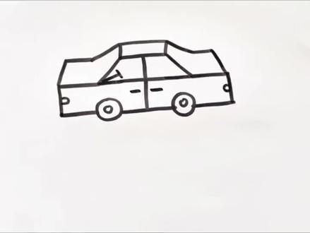 小汽车简笔画#小车简笔画 #怎么画小车简笔画
