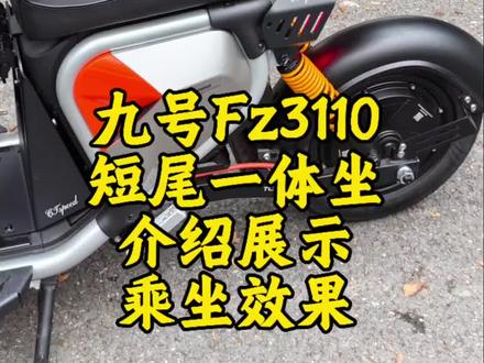 九号fz3110加长一体坐垫可载人介绍展示#新国标电动车 #代步工具 #九号真智能 #九号fz3 #九号电动