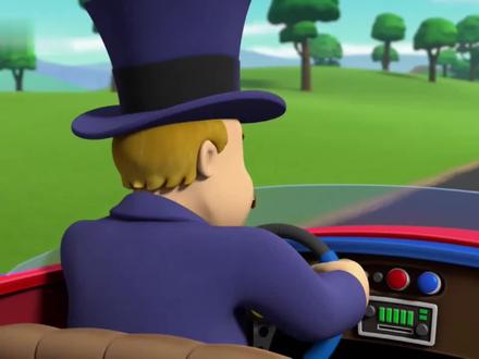 汪汪队制造的跑车居然能变形成飞机,海丁那飞上天就更难抓回来了