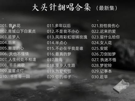 #车载音乐 大头针翻唱歌曲老歌新唱