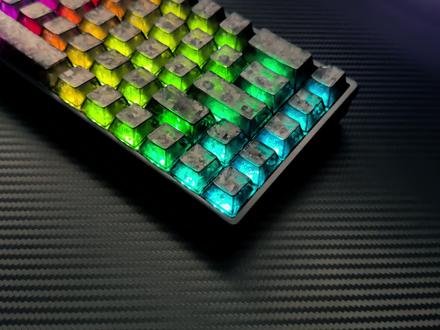 百元档就能入手磁轴键盘啦!#狼蛛 #磁轴键盘 #狼蛛win68 #桌搭