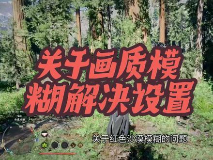 关于红色沙漠模糊的问题与解决 #红色沙漠