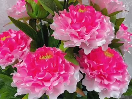 今天组装牡丹花。不会组装的家人们看过来。学会了吗?#丝带花 #送你一束花 @178手工链擝