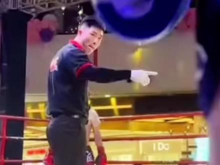 谁还不会个卡夫踢。#泰拳 #运动员 #自由搏击