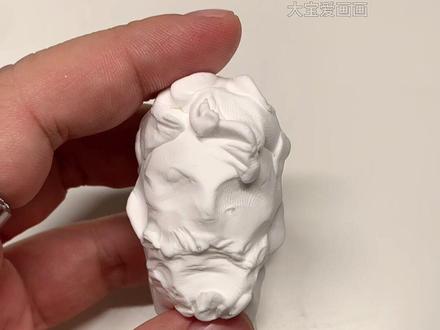 粘土“速捏”发型凌乱的男子 简单易学的粘土小头像#手工 #手艺人 #超轻粘土 #捏泥人 #一学就会系列