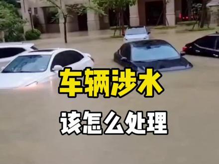 车辆涉水,该如何处理 #汽车知识