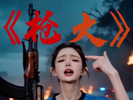 《枪火》翻唱 大连英博版 现在AI工具标准会员 一个月的算力就够出1分钟的MV视频🤣🤣 #枪火 #AI #LibLib #臻兒Ai #大连