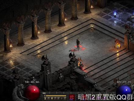 【战斗蜗牛】暗黑2重置版-带铁狼的物理弓亚马逊