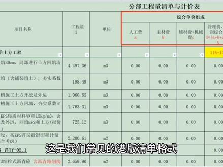 教你填写清单,更容易中标(一)--人材机如何填写#工程造价 #预算 #投标 #工程人 #抖音图文来了