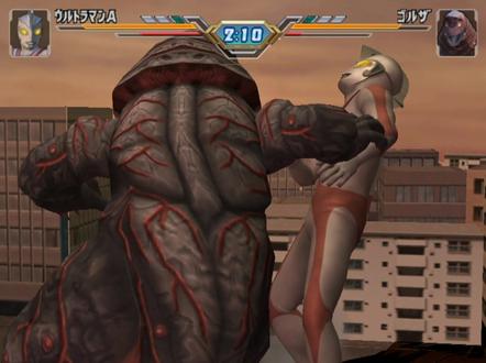 PS2奥特曼进化格斗3:艾斯奥特曼打小怪兽了!