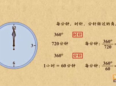 钟面角!#初中数学 #数学思维 #趣味数学 #初一数学 #每天学习一点点 #七年级 #中考 #教育 #考试 #学习 @DOU+小助手 @抖音小助手 #数学