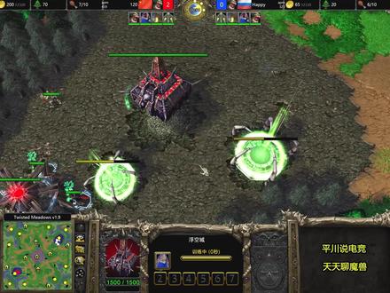 火冒三丈,Happy换了一个战术,120如何应对?魔兽争霸