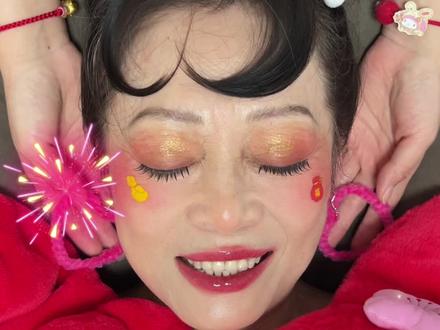 新年啦!给妈妈安排了一场红红火火的美乐蒂~#母女日常 #爱情就像一百个苦咖喱 #美乐蒂