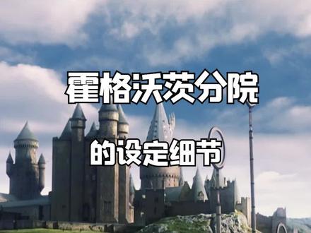 #哈利波特 关于霍格沃茨分院上的设定细节