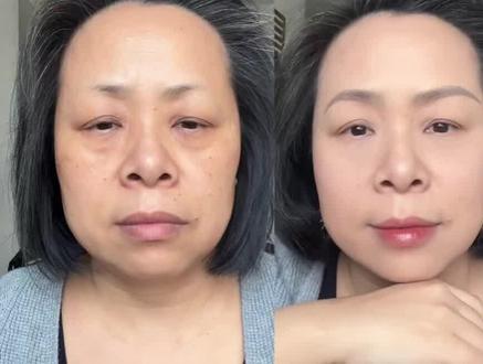 中年女生如何化淡妆显年轻!#新手化妆 #日常淡妆 #有效化妆vs无效化妆 #普通人化妆 #女人40