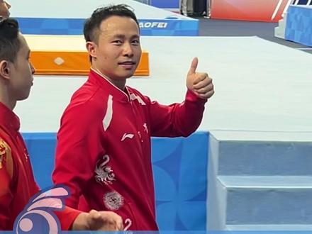 一站定乾坤!贵州运动员陈治龙夺得十五运男子自由操冠军,祝贺!
