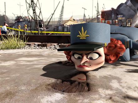 她简直是个超人! #影视剪辑 #动画 #反差