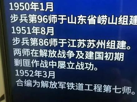 #热门作品推荐 中国人民解放军铁道兵笫七师传奇