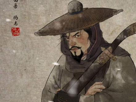 杨志是三代将门之后,五侯杨令公之孙,因脸上生有一大块青记,人称青面兽#画画 #水浒传 #板绘#画画