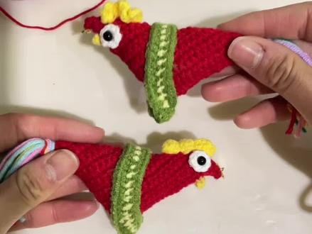 打春鸡🐔教程来喽#打春鸡 #钩织教程 #打春鸡钩织 #民间手艺