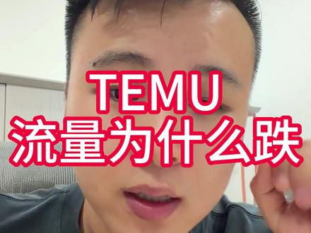 TEMU流量下跌了很多 #跨境电商 #电商 #temu