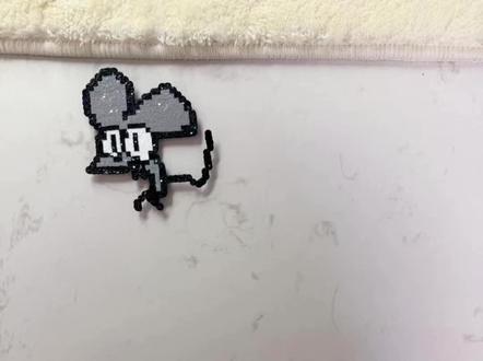 大家都一样 都是一样的#十二生肖拼豆主打一个抽象 #拼豆