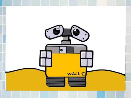 瓦力机器人总动员简笔画#机器人简笔画 #瓦力机器人 #瓦力怎么画 #简笔画教程