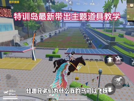 特训岛最新带出主题道具教学 #和平精英