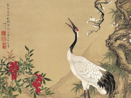 他被日本天蝗请去教学,大画家葛饰北斋也学他,一幅吉祥画名满300年#国画 #国画花鸟 @DOU+小助手