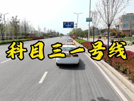 #科目三 #驾考一把过 记路线时要先记清楚自主变道和加减档的位置!
