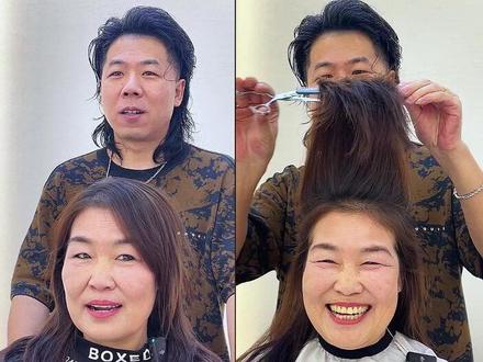 方圆脸阿姨剪短发 剪完后利落显年轻#根据脸型设计发型 #懂你的发型师 #短发 #剪发 #变美 @抖音小助手