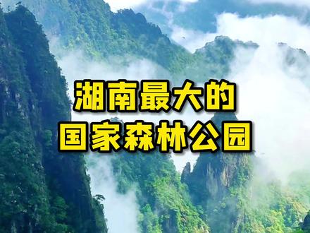 湖南最大的国家森林公园!